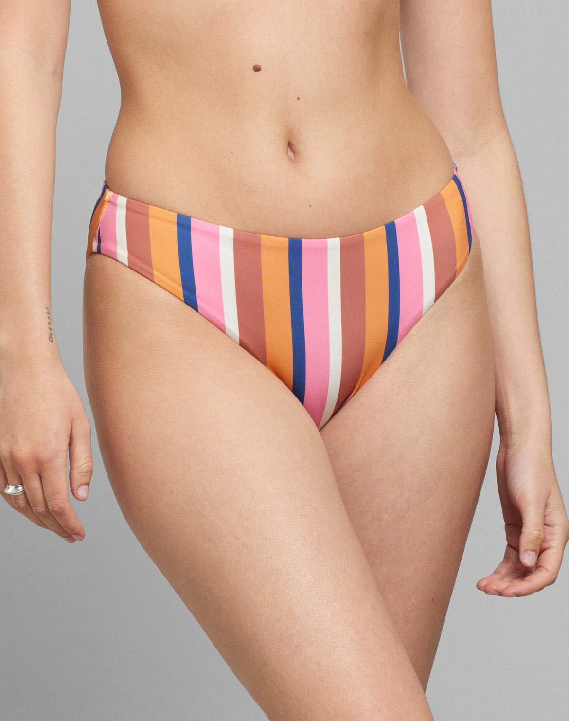 Bikini Bottoms Sanda Irregular Stripe