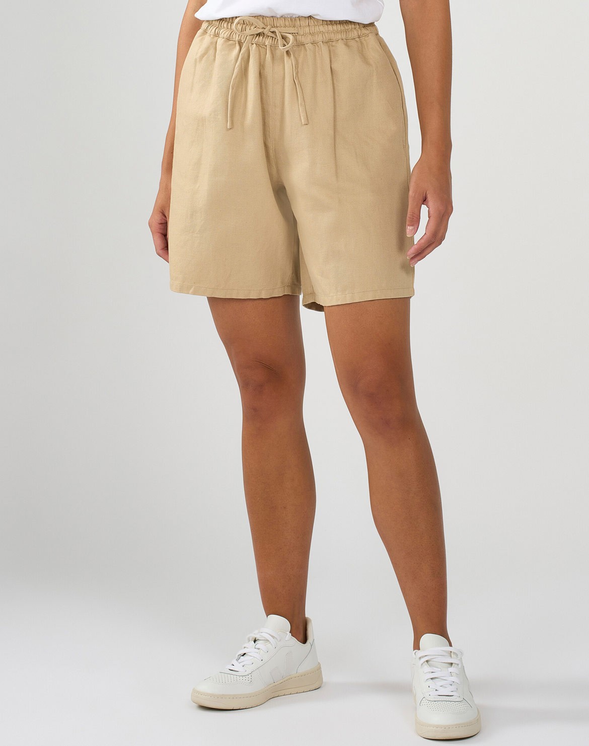 Cotton Leinen Shorts