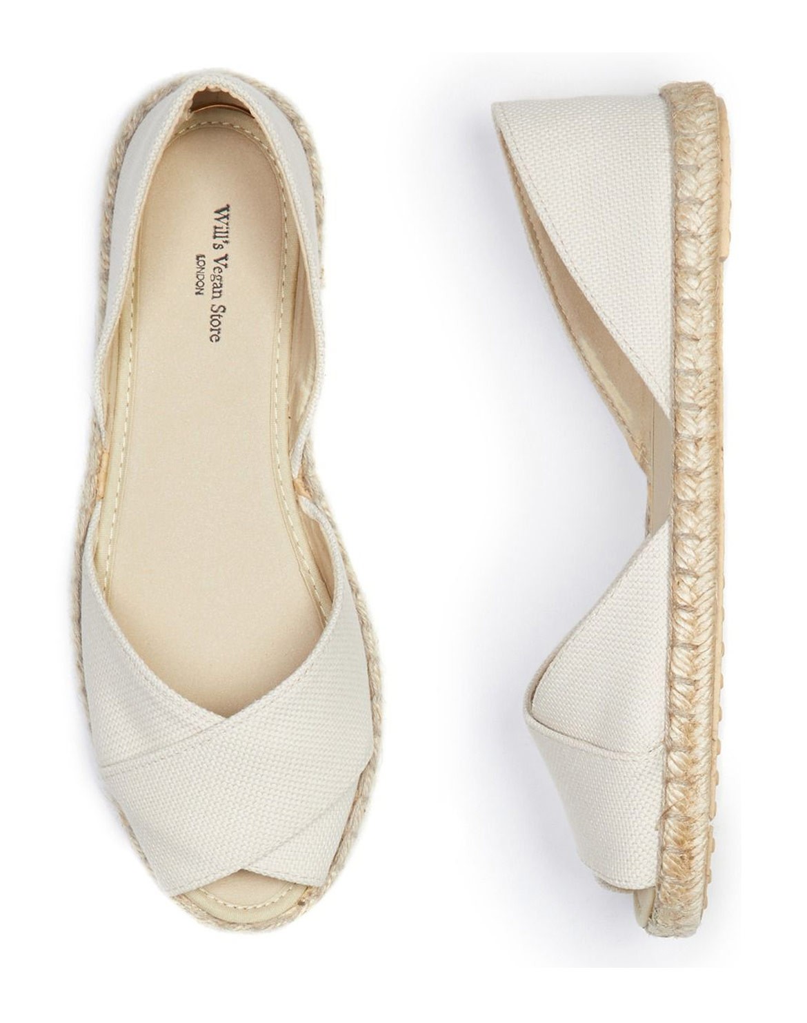 Recycled Espadrille Cross Over
